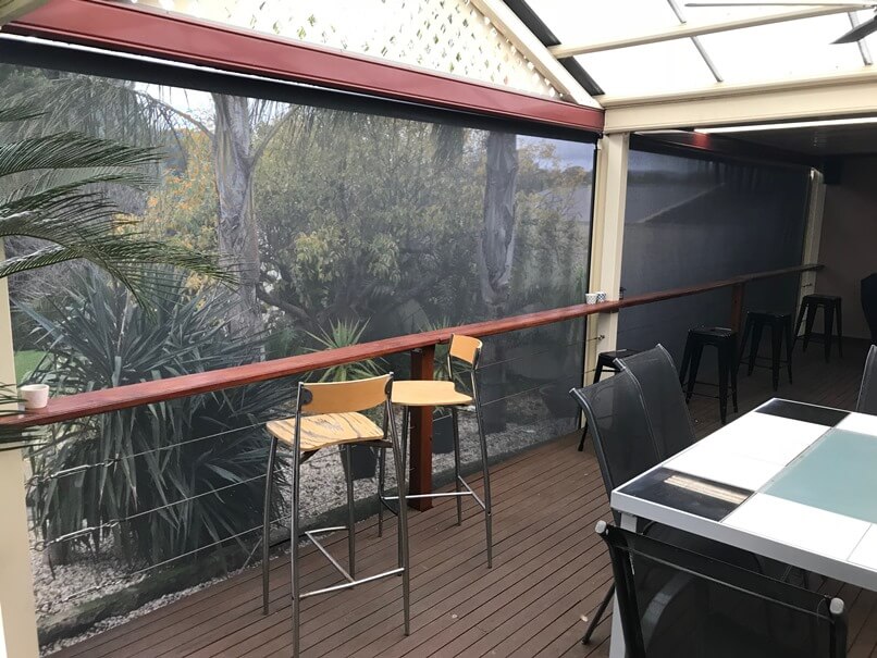 Cafe outdoor blinds in Adelaide